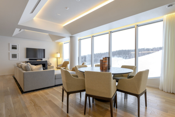 605 606 Dining and Living Room